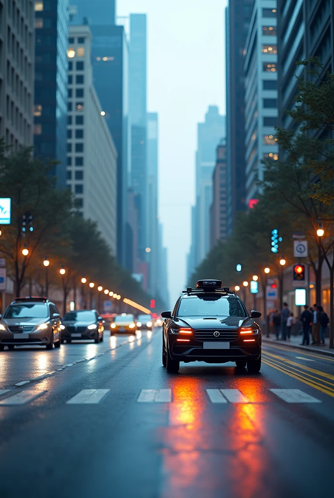 a car on the road